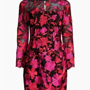 Milly Black + Pink Dress
